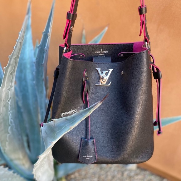 Louis Vuitton Handbags - SOLD Louis Vuitton Lockme Calfskin Bucket Bag